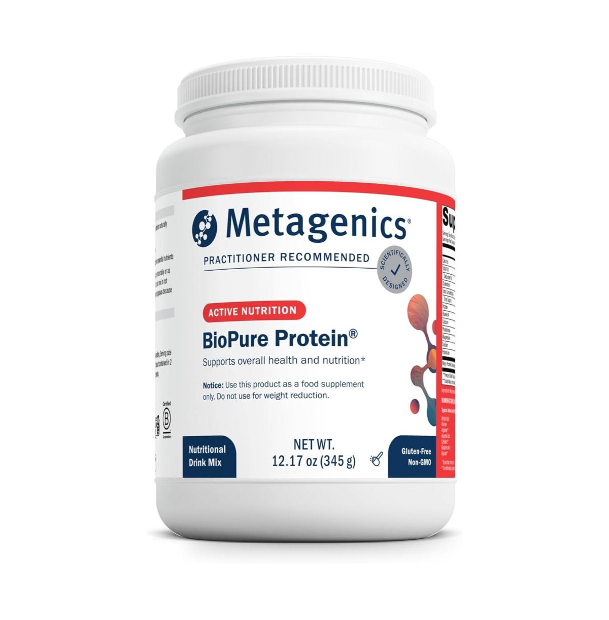 Metagenics BioPure High Quality Whey Protein Powder with Immunoglobulins for Immune and Muscle Health Supports 12.17 Ounce