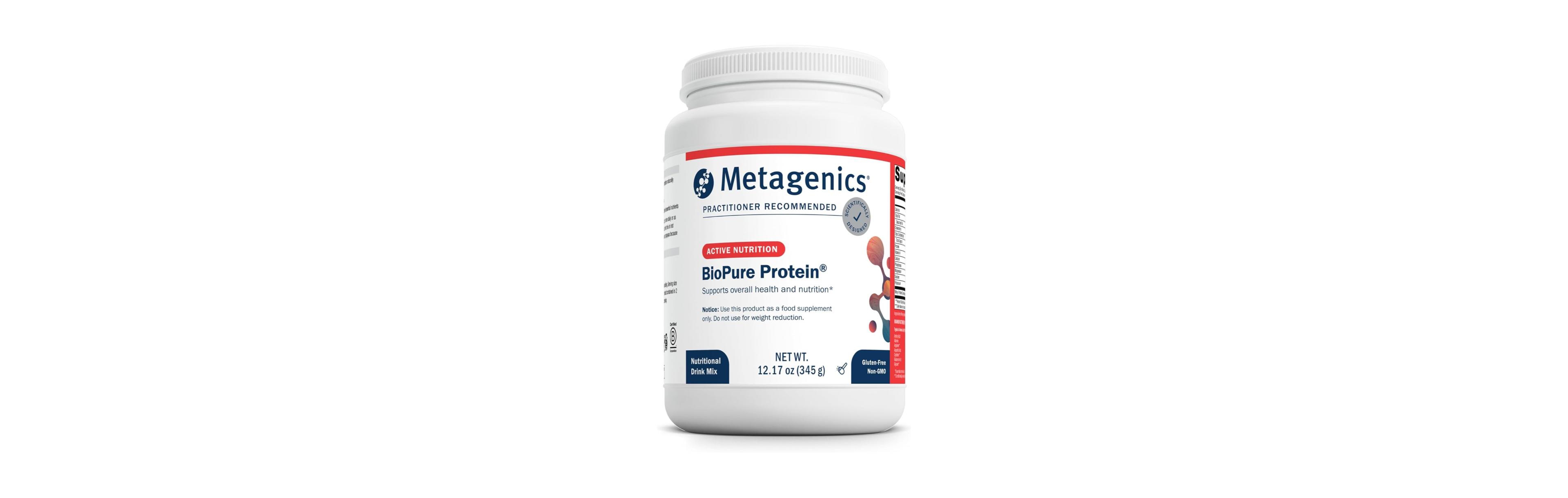Metagenics BioPure High Quality Whey Protein Powder with Immunoglobulins for Immune and Muscle Health Supports 12.17 Ounce