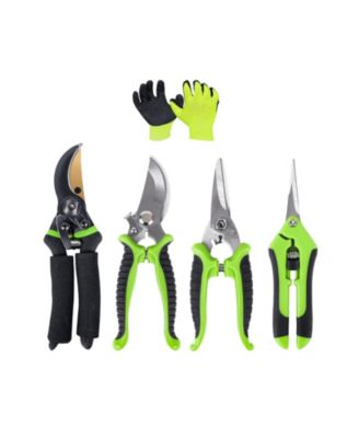 Pruning Shears Garden Gloves Steel Hand Tool Kit