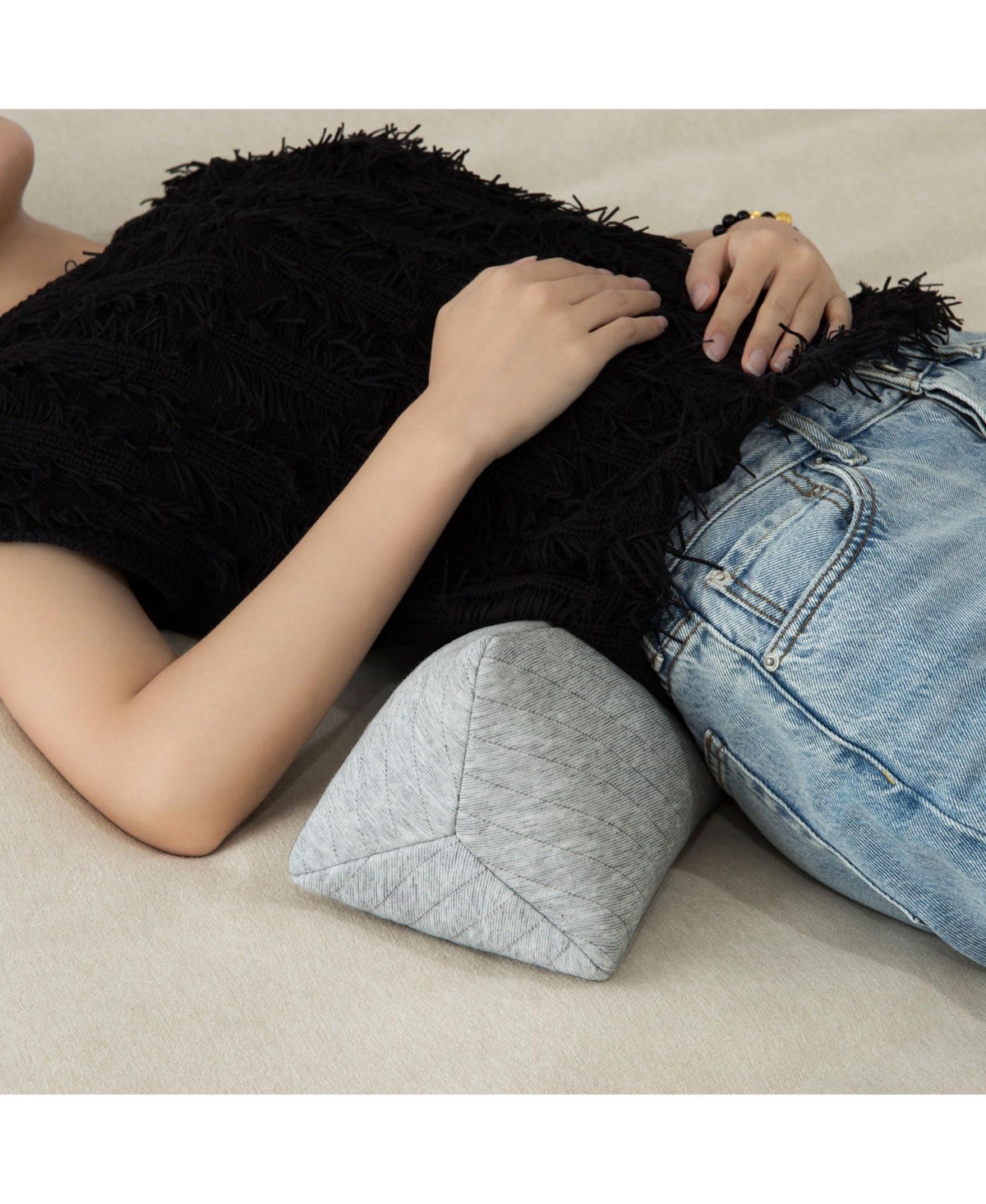 Piscifun Buckwheat Hull Neck Support Bolster Ergonomic Adjustable Breathable Comfort Sleep Pillow