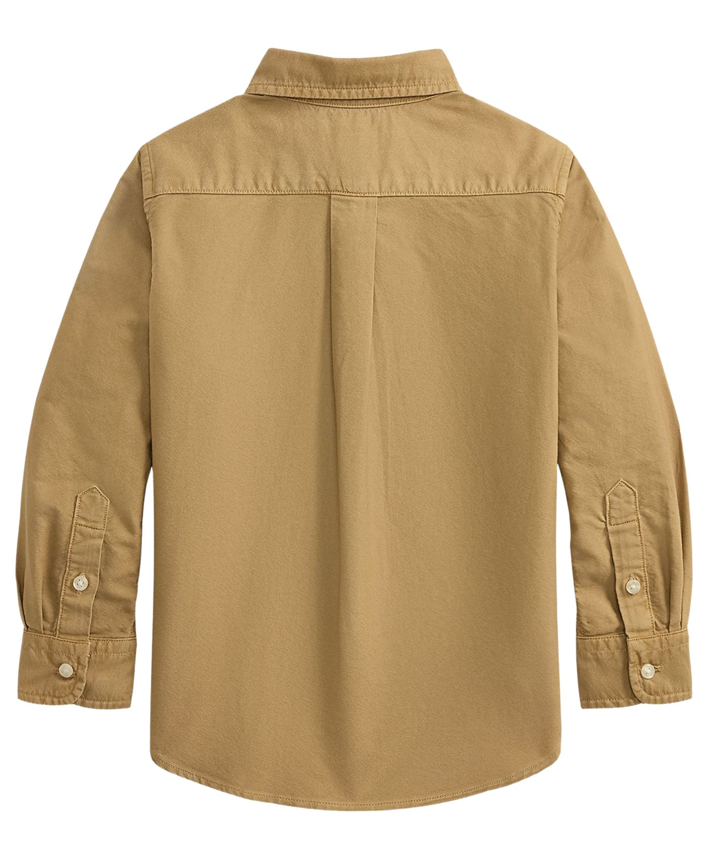Рубашка Polo Ralph Lauren Garment-Dyed Cotton Oxford Shirt для мальчиков, цвет: Верблюжий — фото 2
