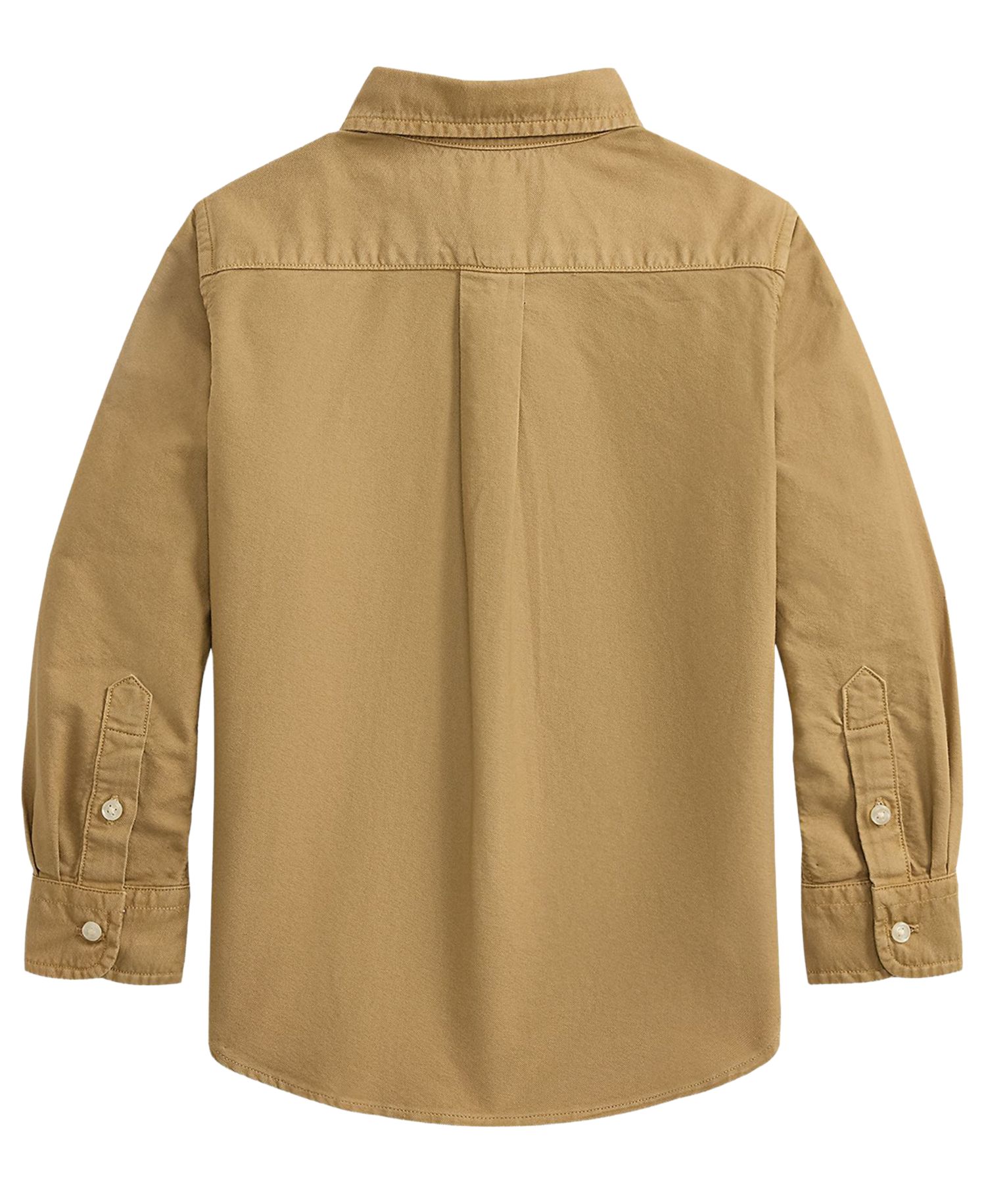 Boys' 2T-7 Garment-Dyed Cotton Oxford Shirt