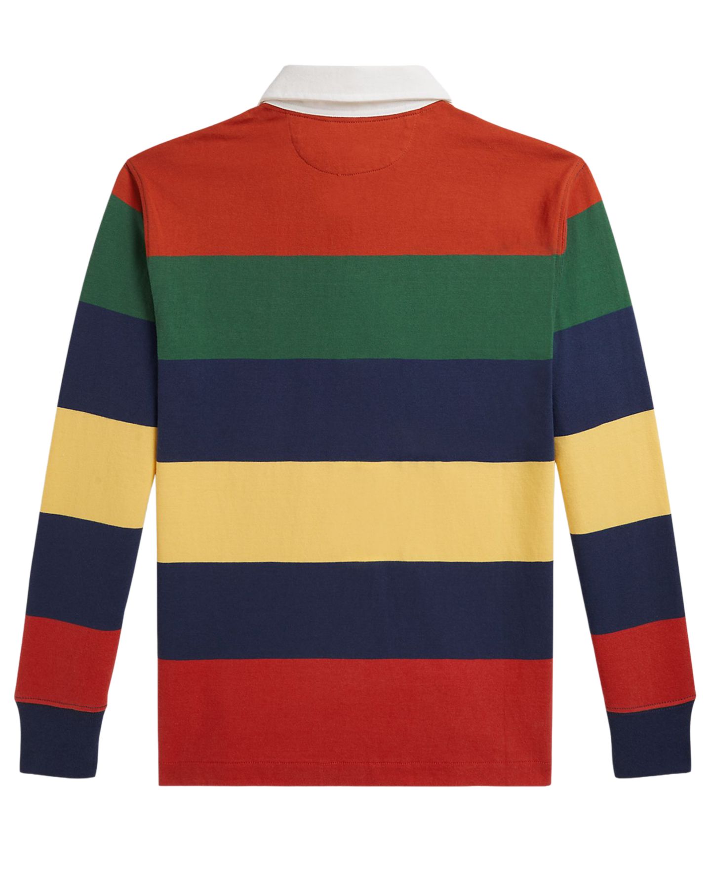 Рубашка Polo Ralph Lauren Striped Rugby для мальчиков, цвет: Красный разноцветный — фото 2