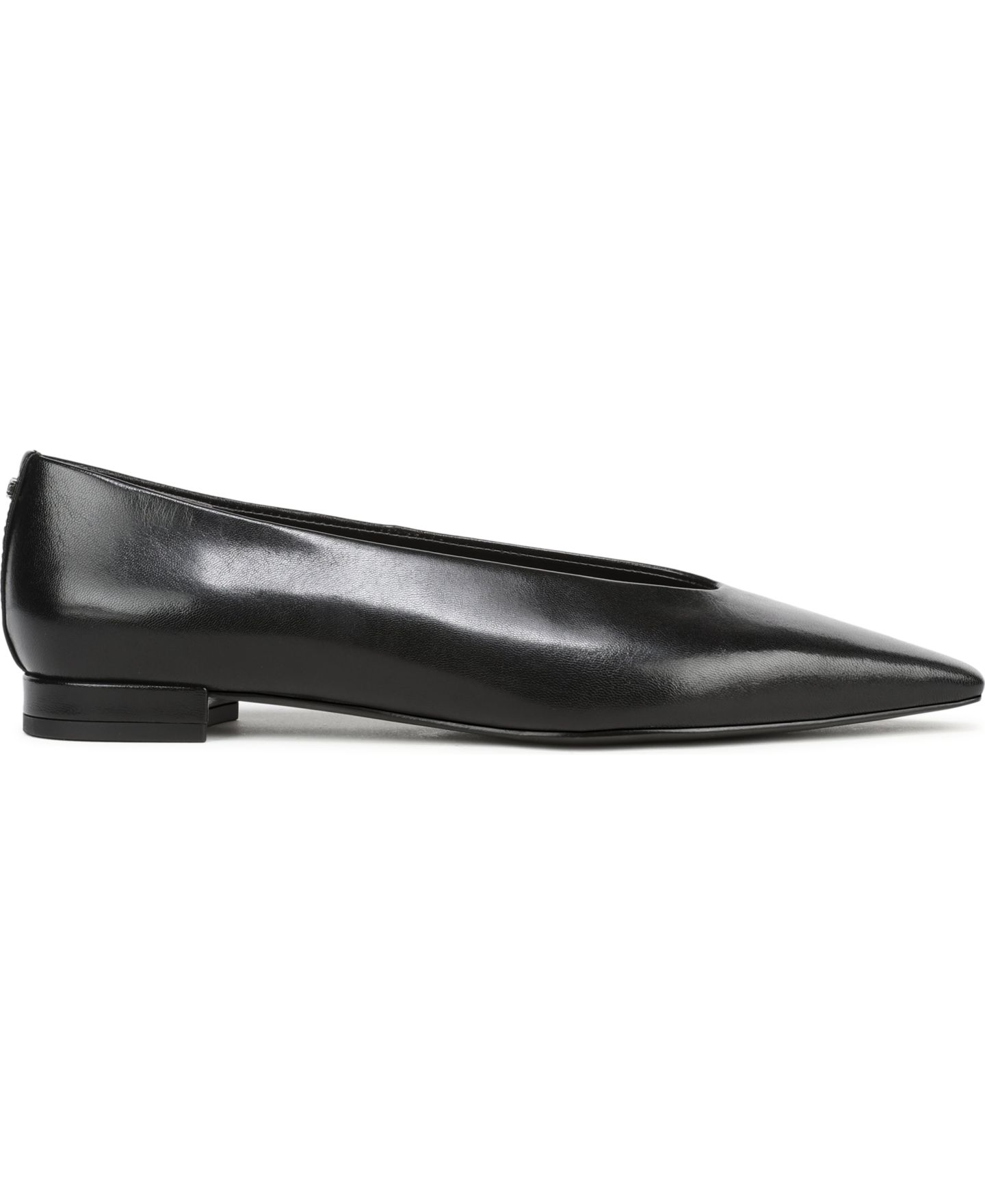 Женские балетки Sam Edelman Emory без застёжки, цвет: Чёрный кожаный — фото 2