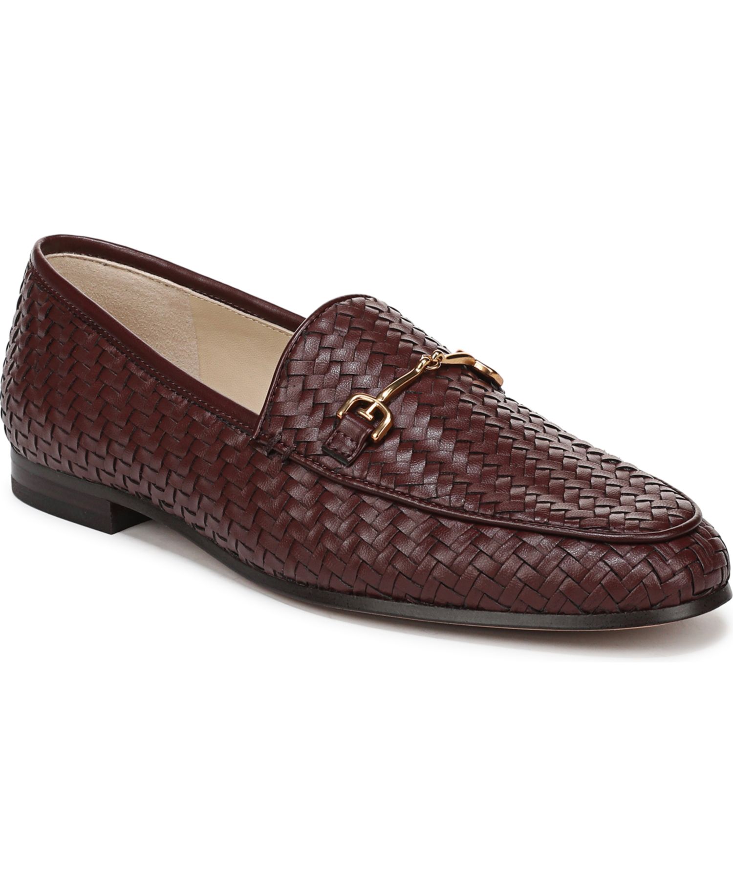 Women's Loraine Weave Bit Almond Toe Loafers