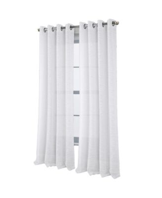 Dexter Linen Texture Grommet Light Filtering Window Curtain Panel