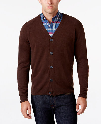 Weatherproof Vintage Men's Soft-Touch Cardigan, Classic Fit - Sweaters ...