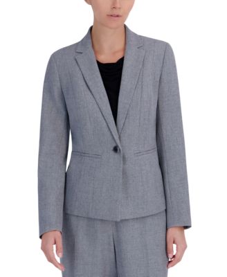 Women's Stretch Crepe One Button Blazer