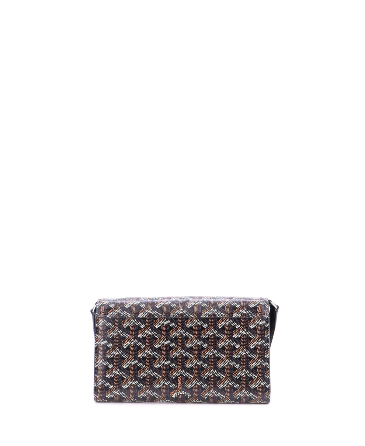 Pre-Owned Goyard Varenne Continental Wallet with Strap Coated Canvas