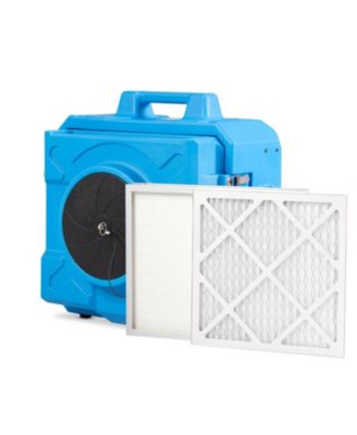 Commercial HEPA Air Scrubber with Variable Airflow up to 500 CFM for 2000 Sq Ft Spaces