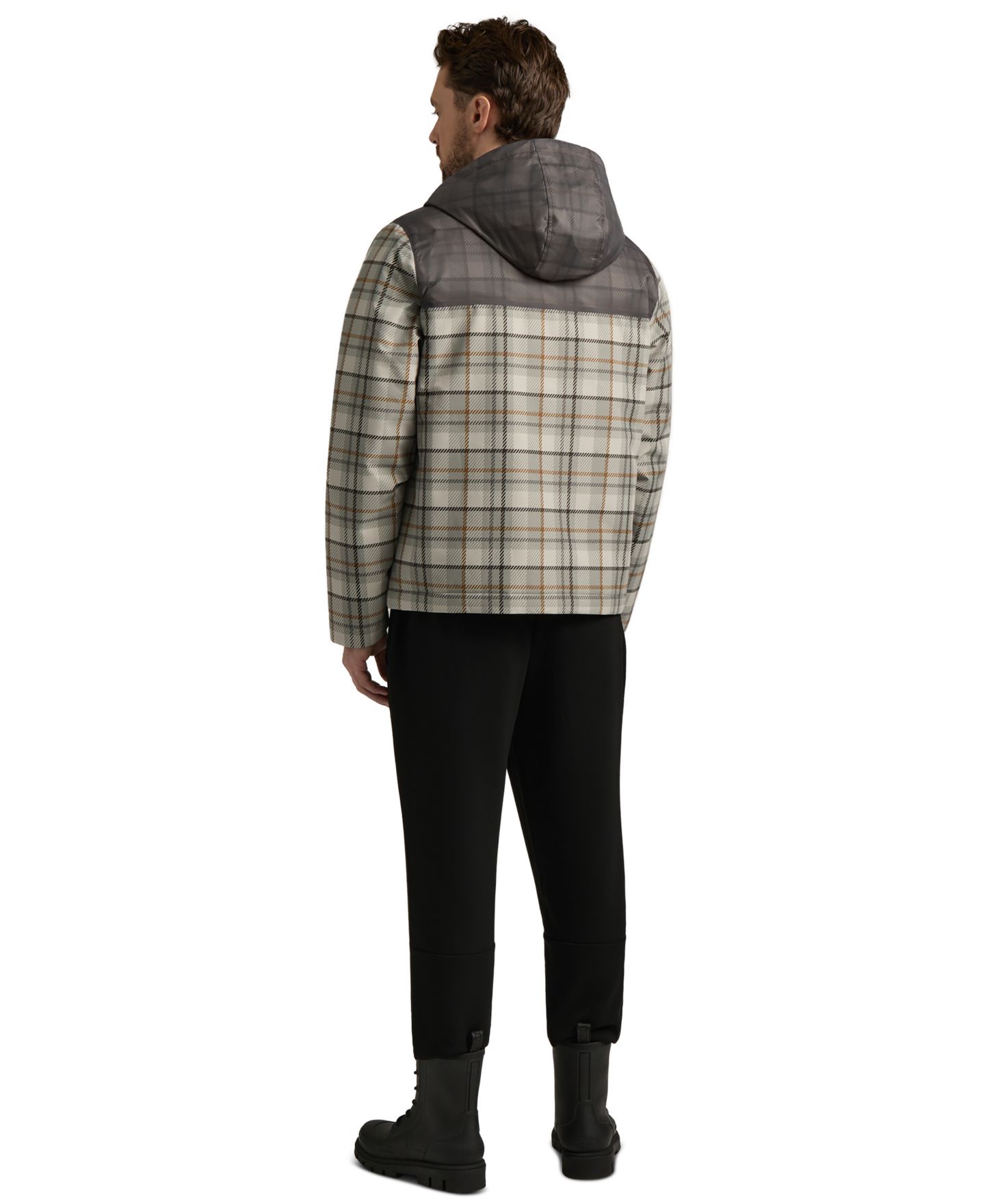 Мужская куртка Hunter Zipper-Front Plaid Print, цвет: Rockridge — фото 6