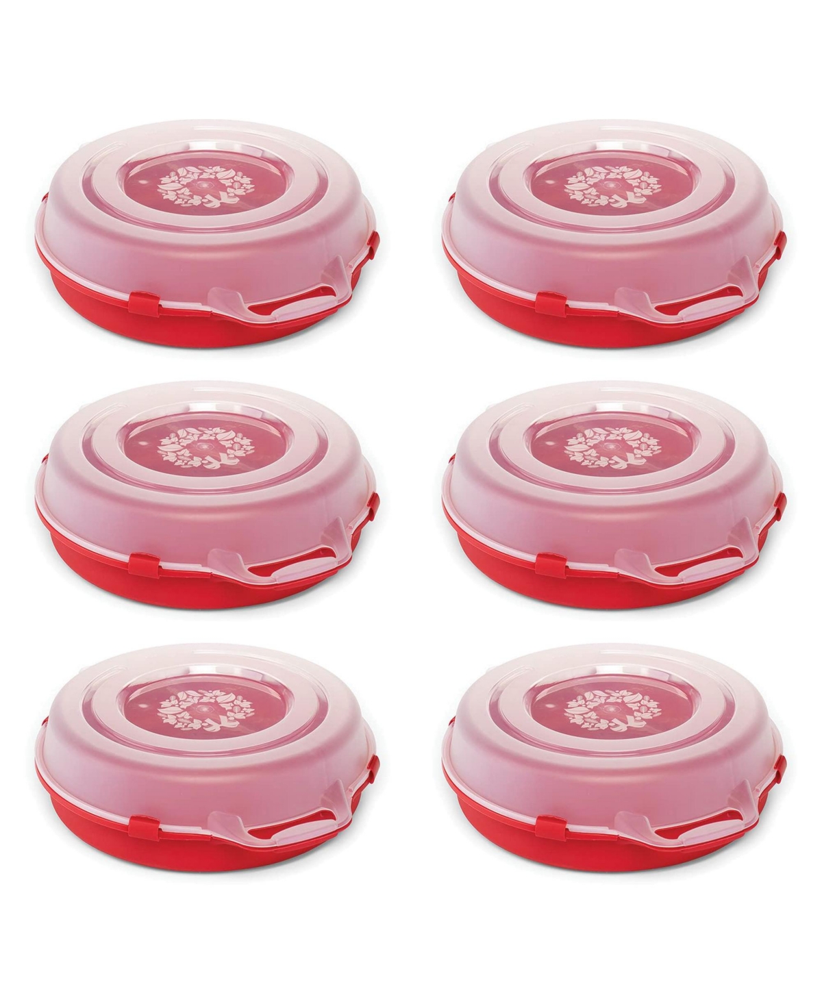 Homz 24 Inch Seasonal Holiday Christmas Plastic Wreath Storage Box