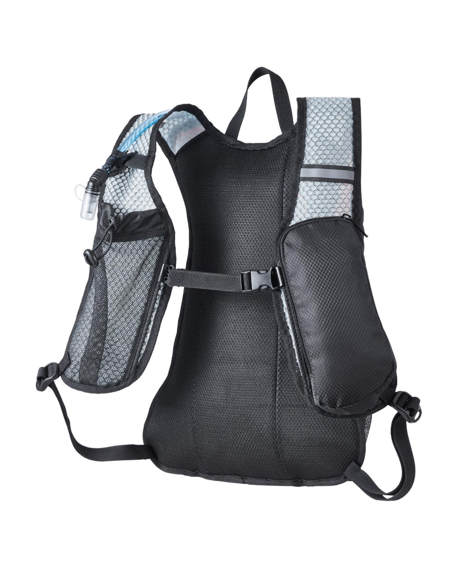 Hydration Backpack with 2L TPU Water Bladder, Lightweight 8L Hiking Daypack for Running and Cycling