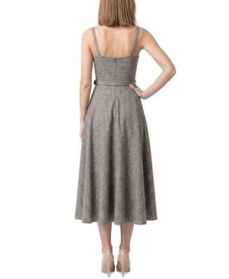 macys grey dress Women's Gray A Line Dresses waqasshahofficial
