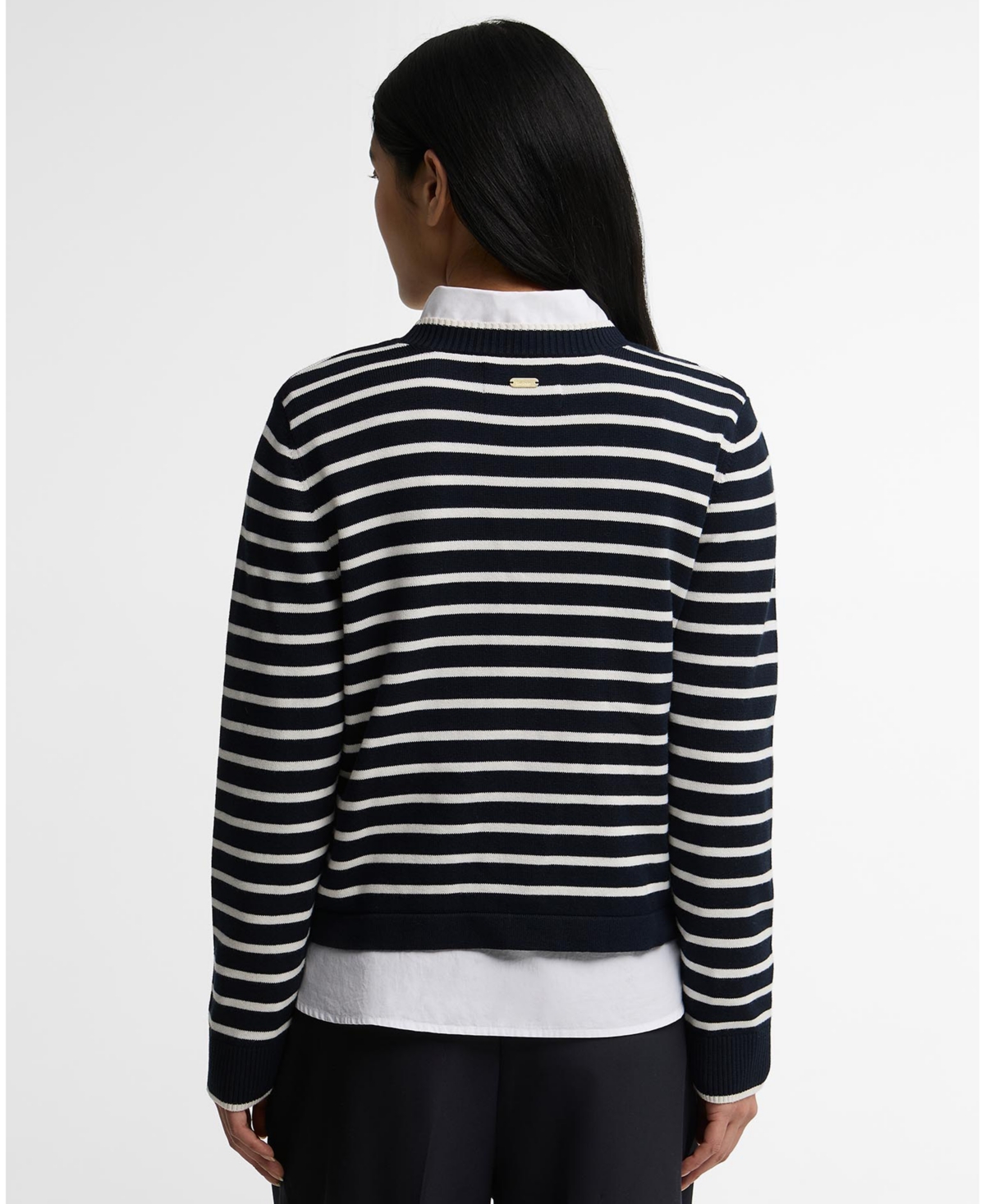 Barbour Women's Emmy Striped Crewneck Sweater