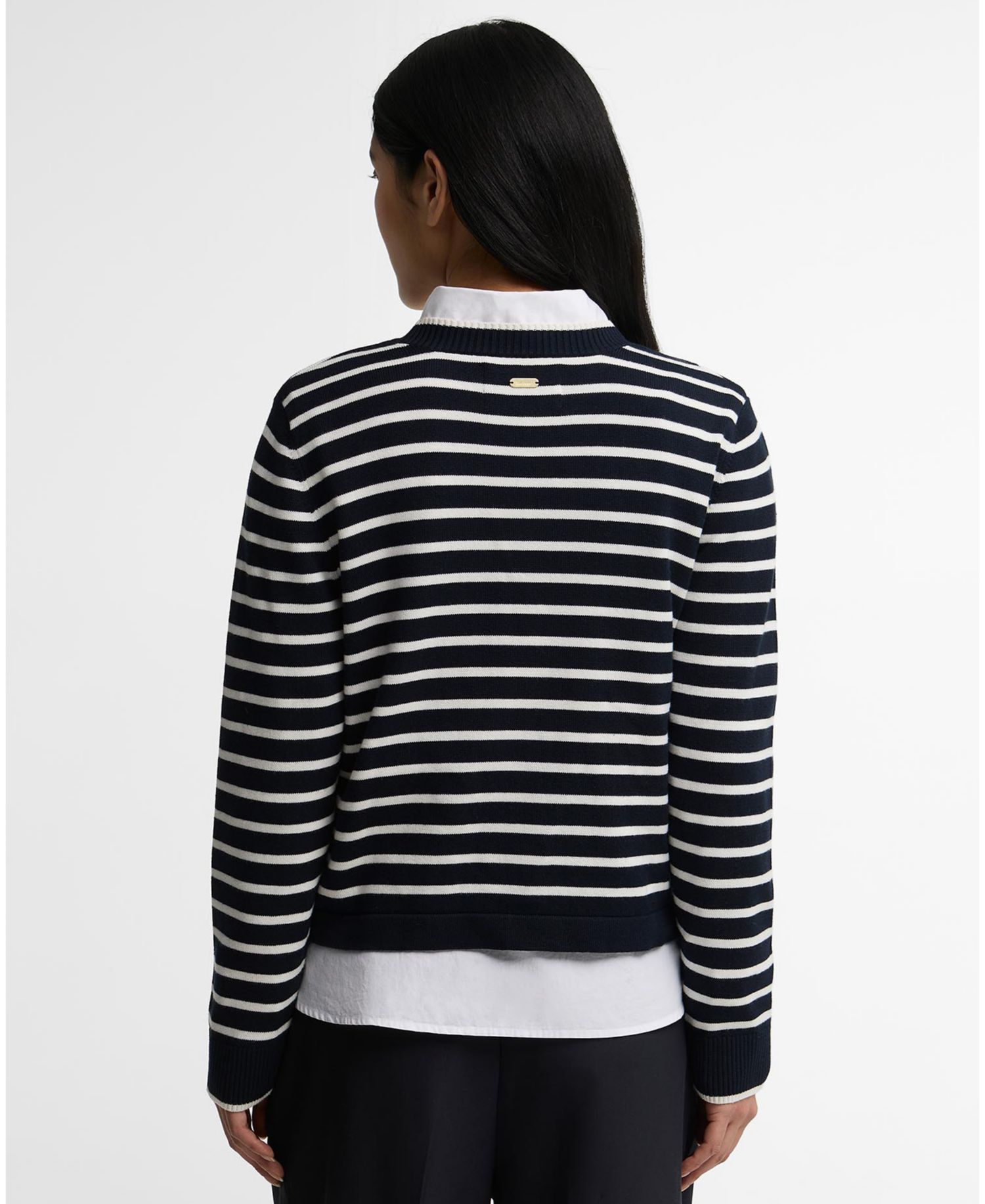 Women's Emmy Knit Striped Crewneck Long-Sleeve Sweater