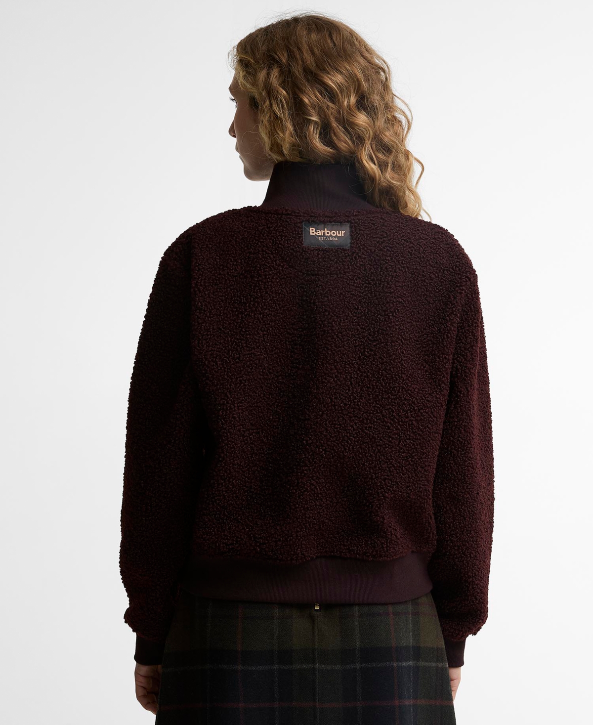 Barbour Women's Fawne Quarter-Zip Fleece Sweatshirt