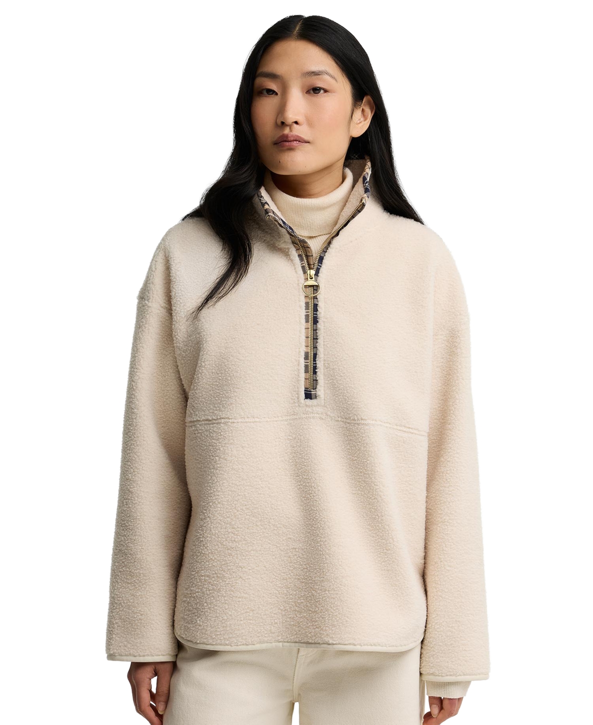 Barbour Women's Merys Half-Zip Polar Fleece Sweatshirt