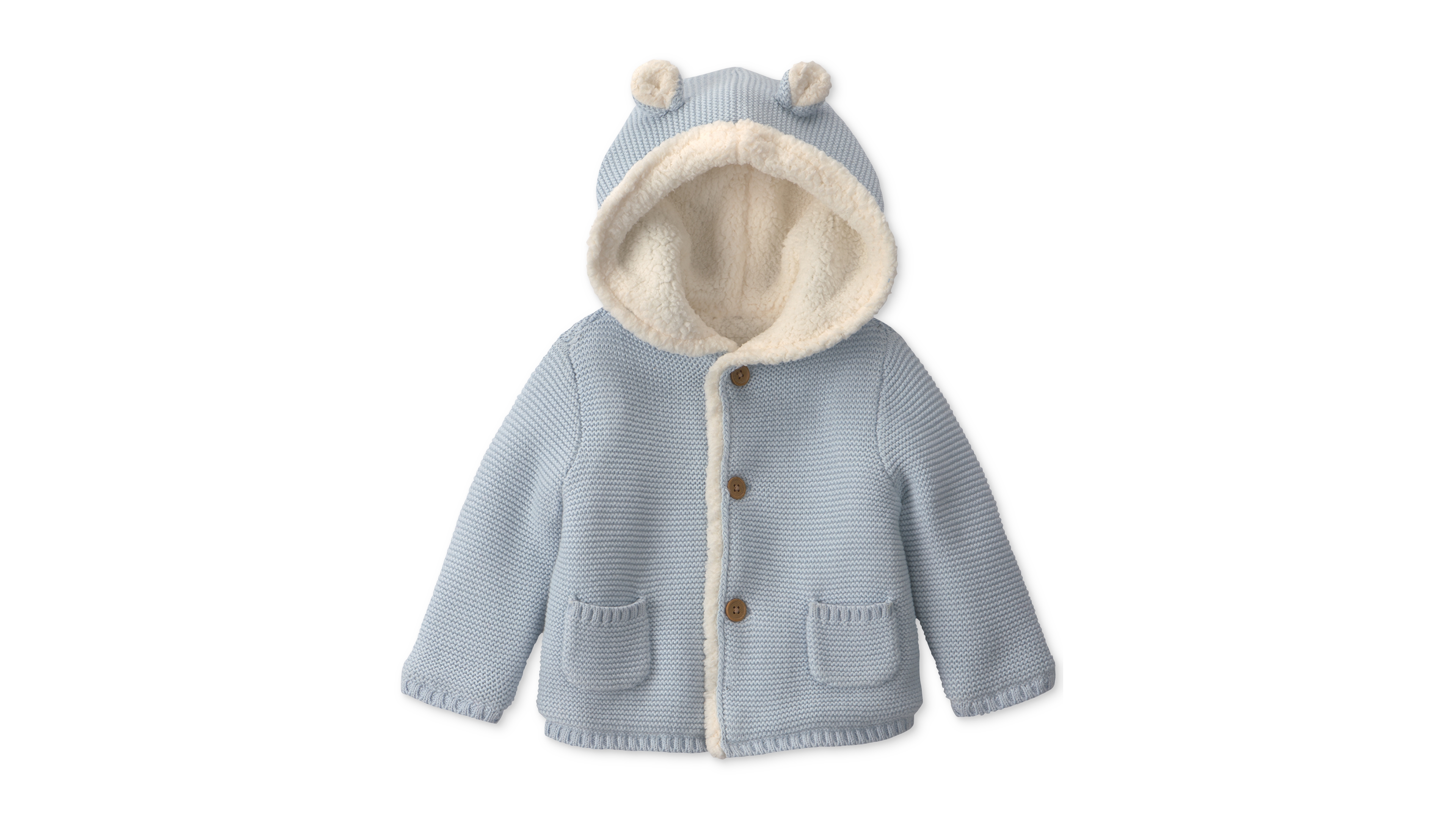 Carter's Baby Boys' and Girls' Bear Sweater Knit Hooded Jacket