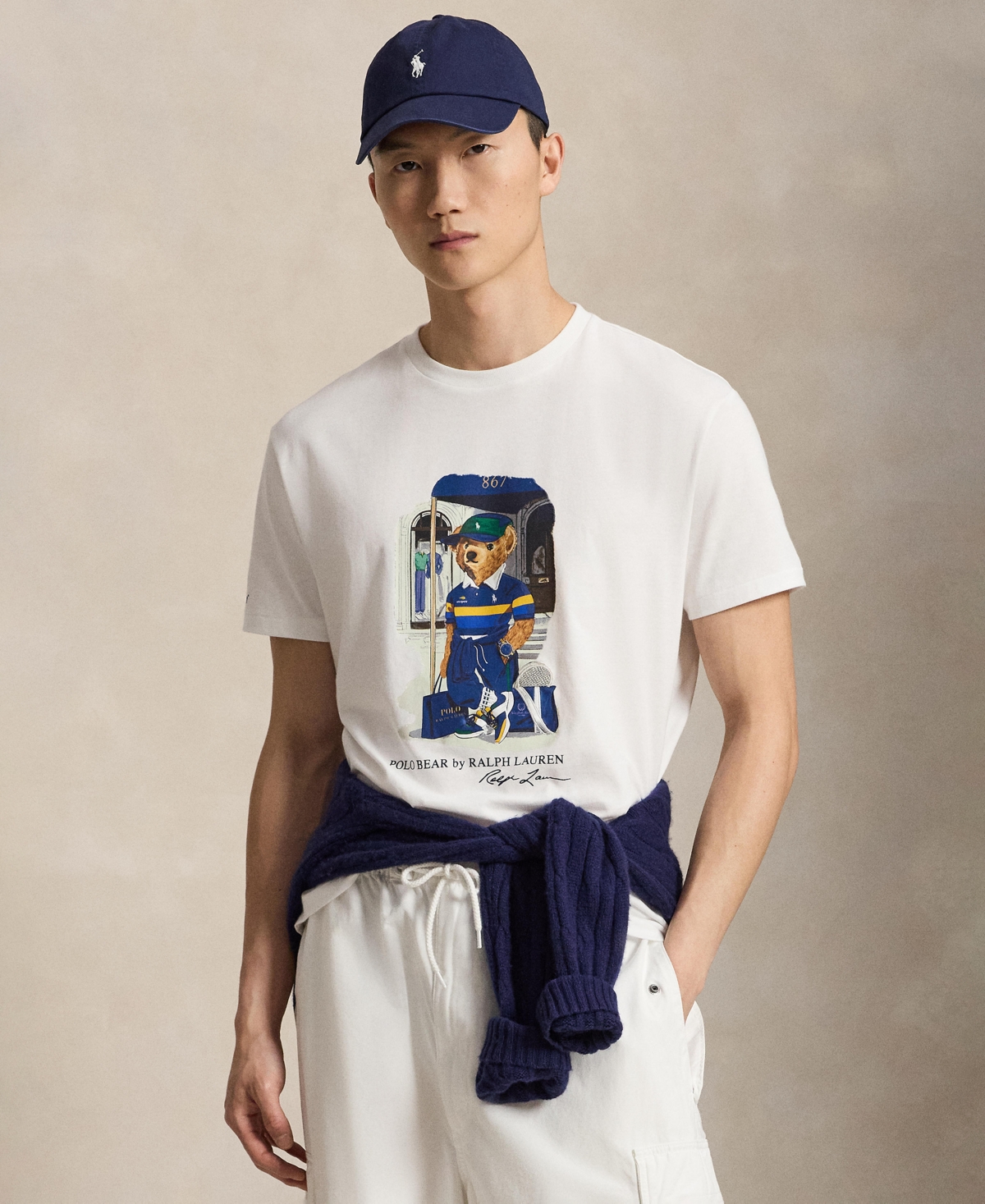 Polo Ralph Lauren Men's Us Open Classic-Fit Bear T-Shirt