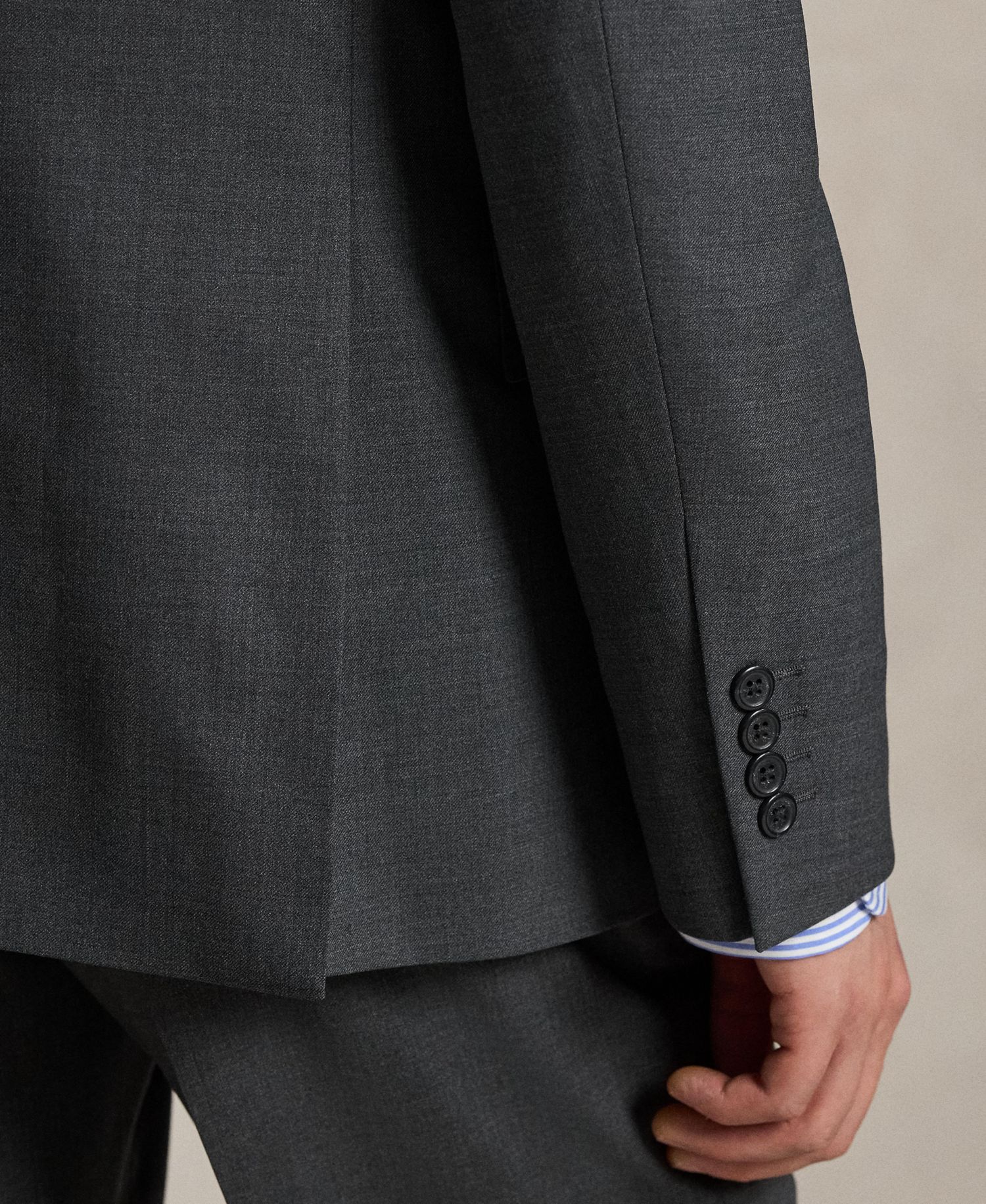 Men's Polo Modern-Fit Wool-Blend Suit Jacket