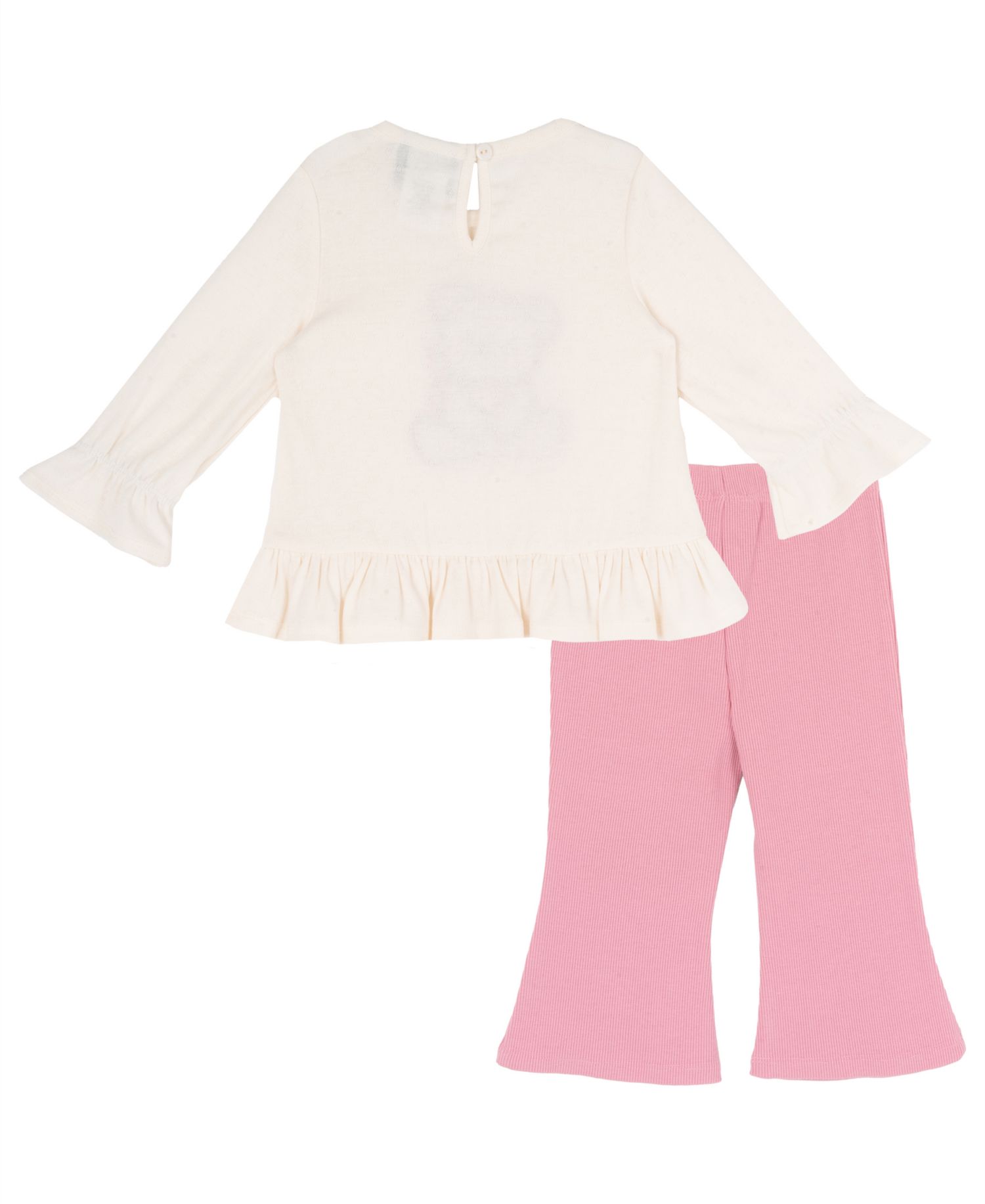 Baby Girls' Graphic Bear Top and Pants, 2-Piece Set