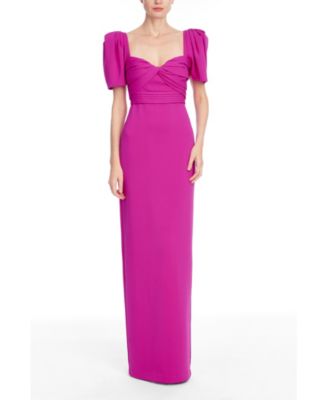 Women's The Puff Sleeve Gown Sweetheart Neck