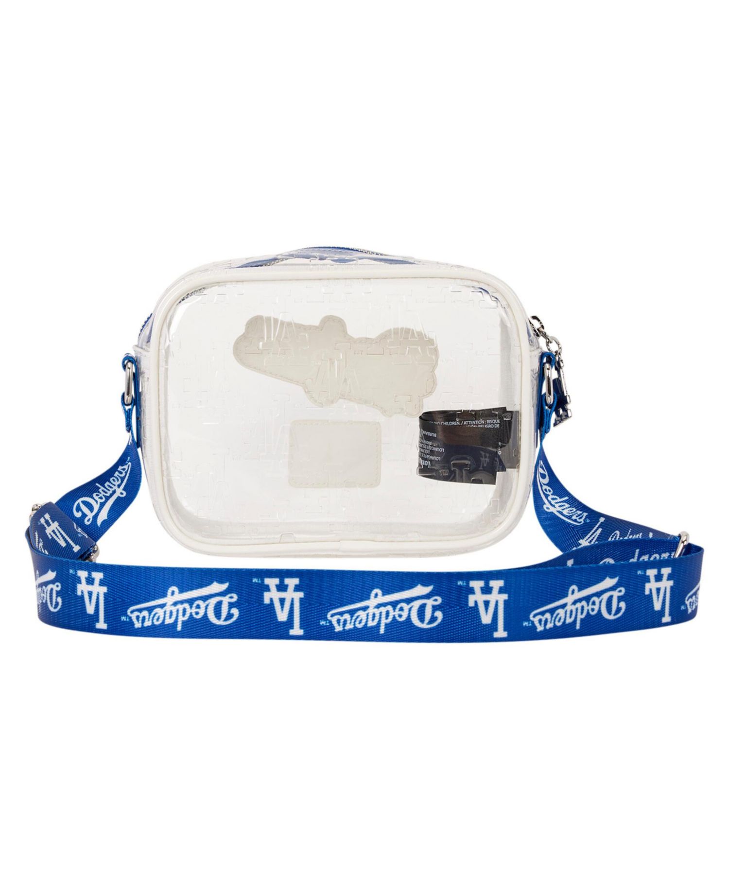 Los Angeles Dodgers Clear All Over Logo Crossbody Bag