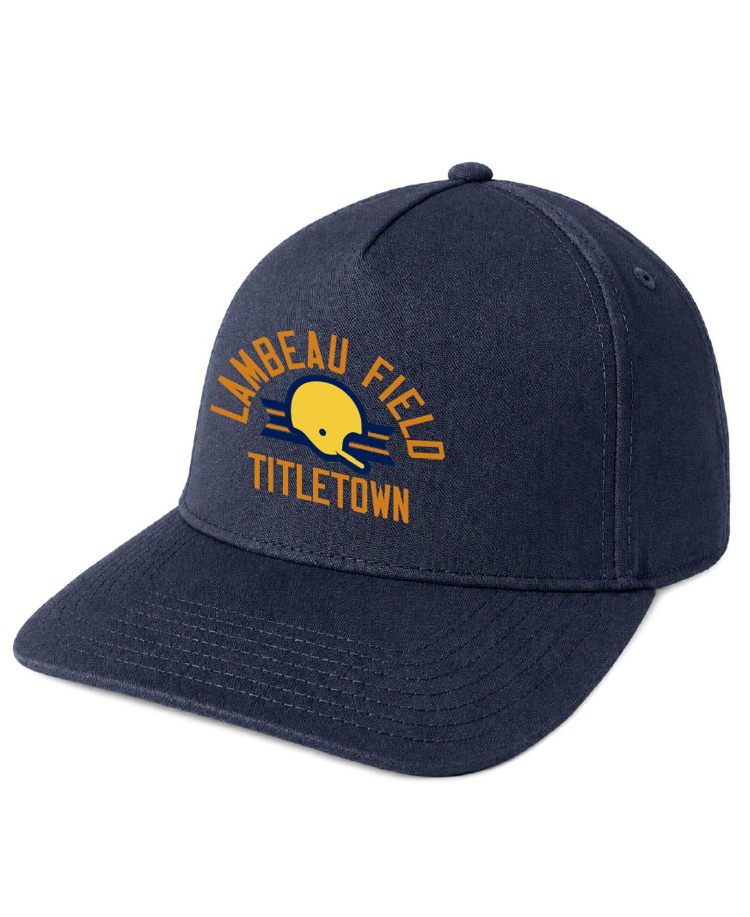Men's and Women's Navy Notre Dame Fighting Irish Shamrock Series Blitzing A-Frame Adjustable Hat