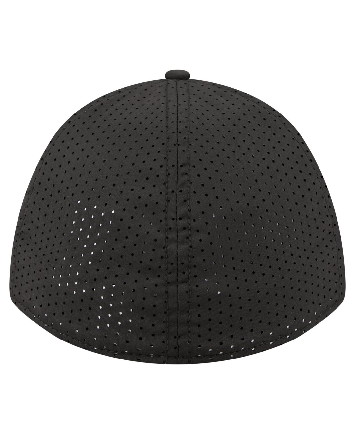 Мужской головной убор New Era Black Nebraska Huskers 39THIRTY M-Crown Flex Fit Hat — фото 4
