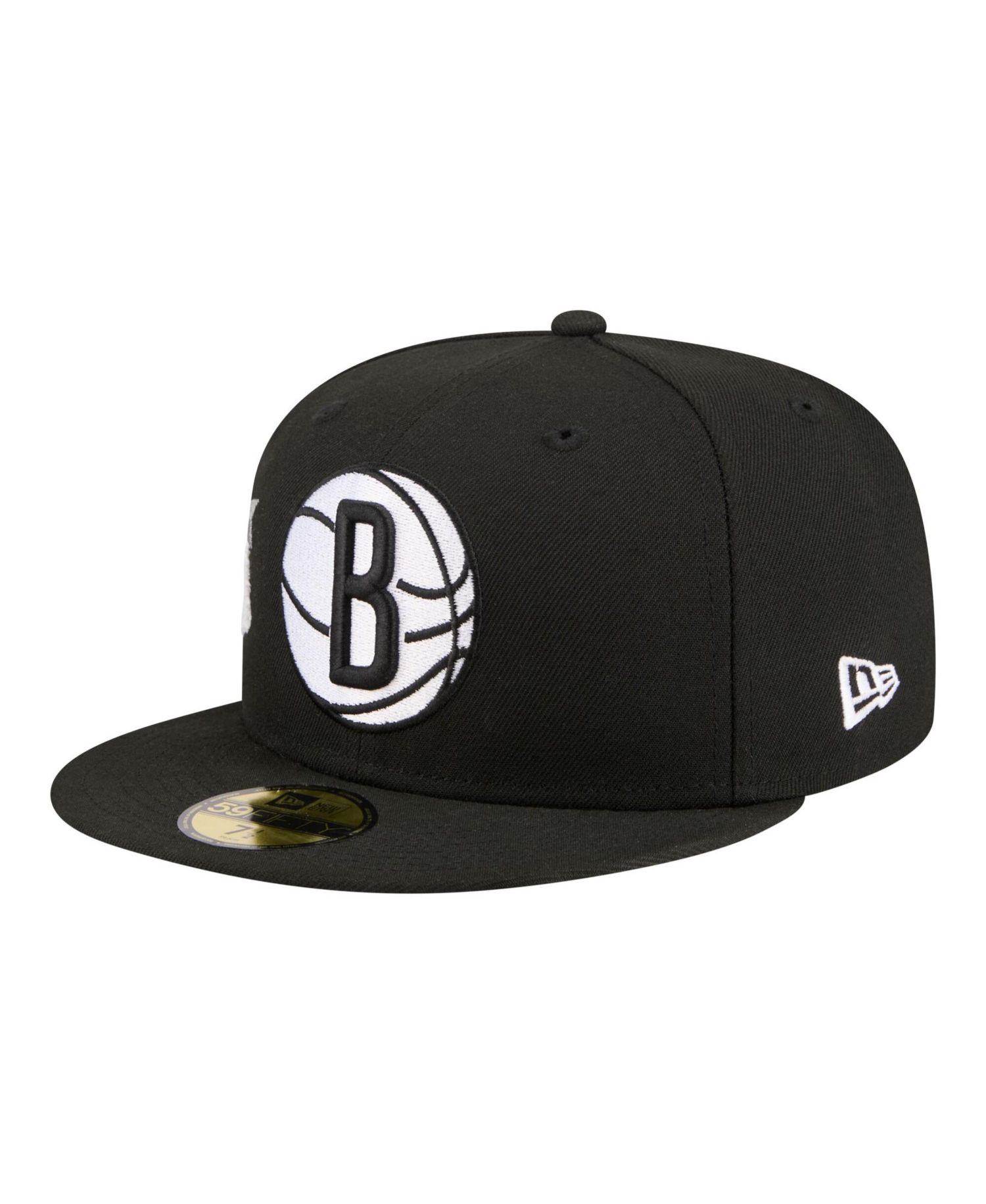 Men's Black Brooklyn Nets Team Collage 59FIFTY Fitted Hat