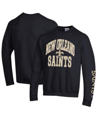 Men's Black New Orleans Saints Powerblend Fleece Sweatshirt