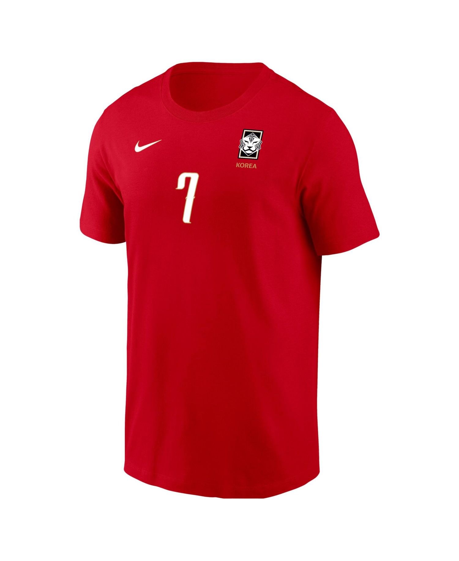 Men's Son Heung-Min Red South Korea National Team Name & Number T-Shirt