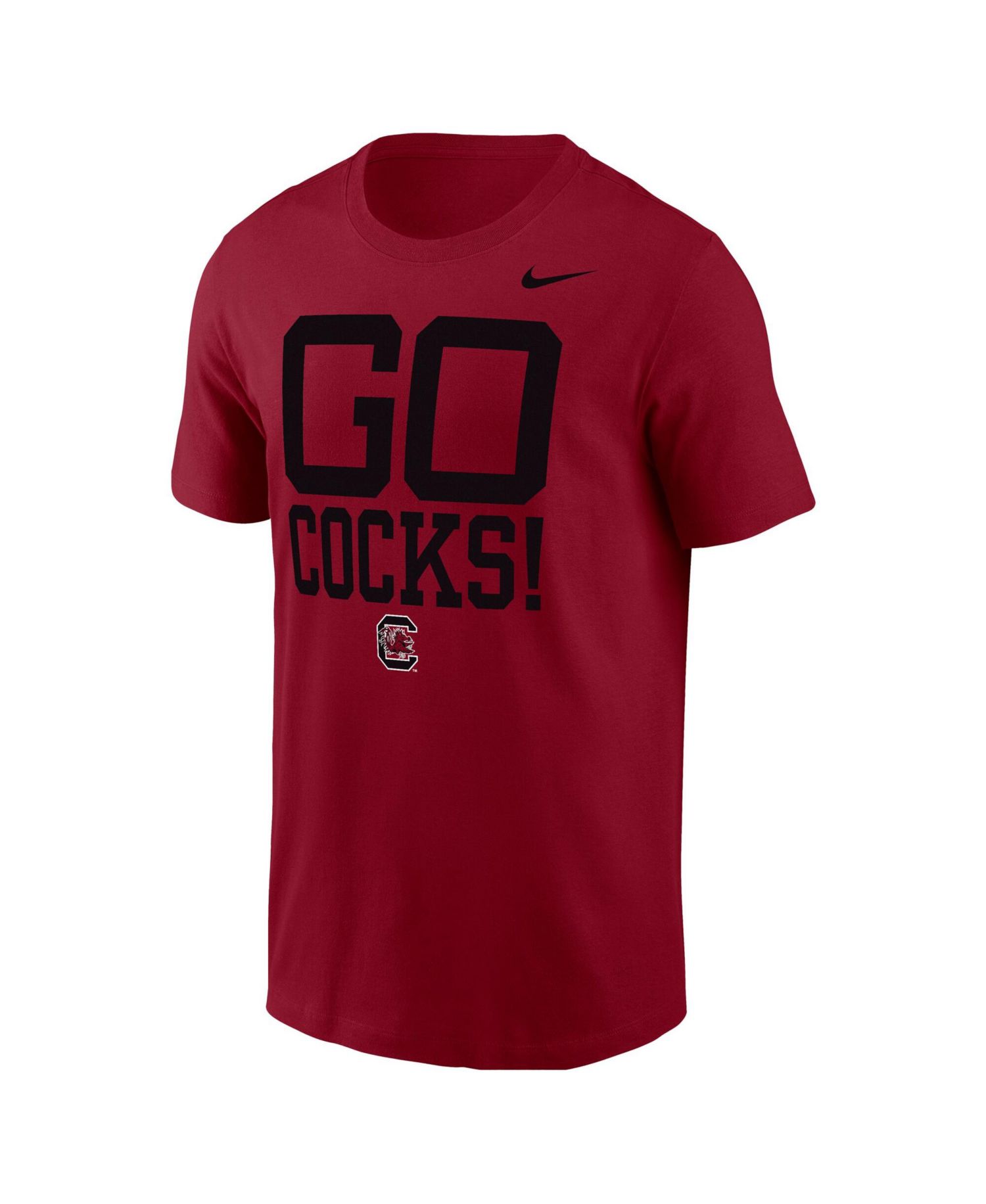 Men's Garnet South Carolina Gamecocks Go Cocks T-Shirt