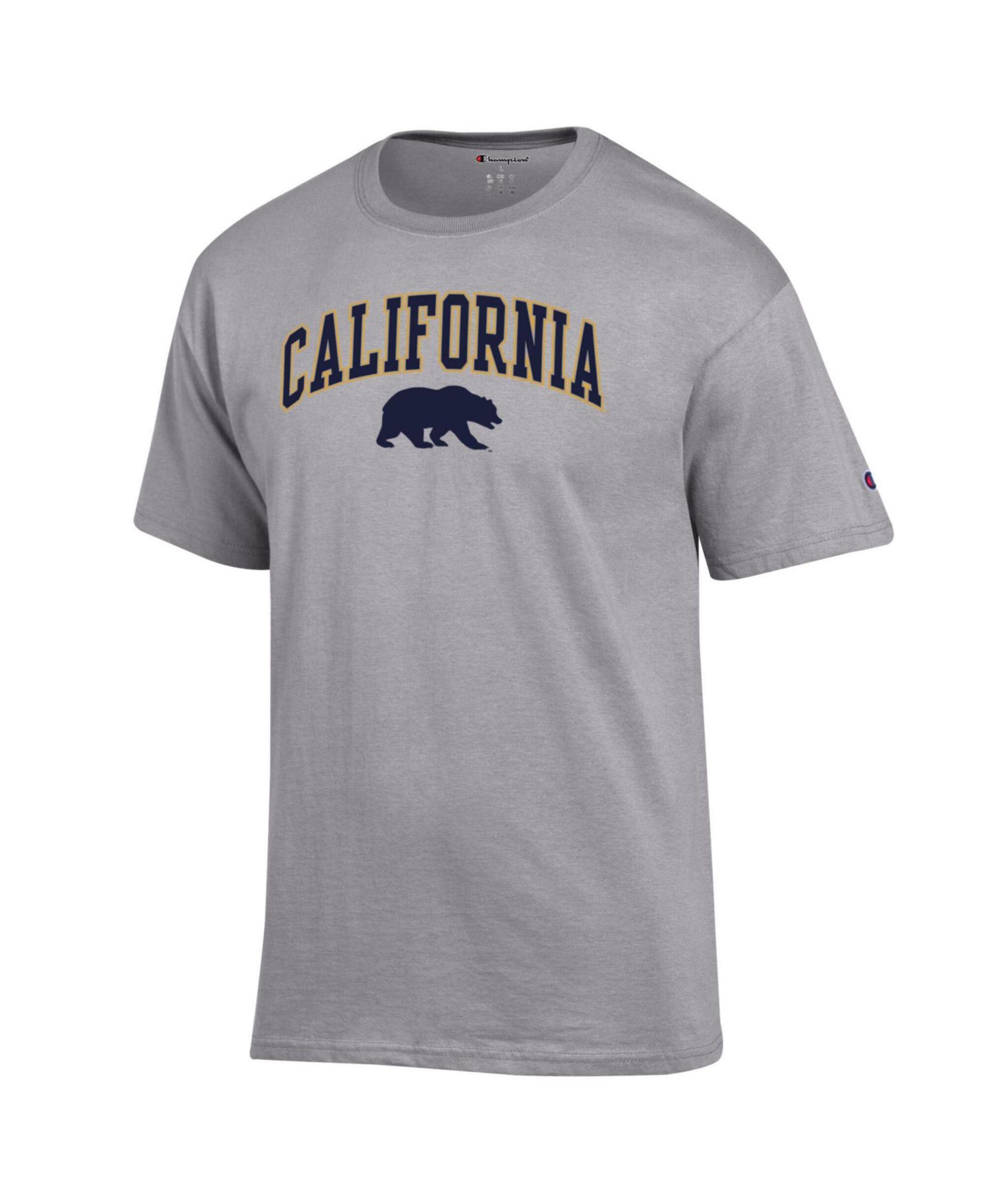 Men's Heather Gray Cal Bears Arched Logo T-Shirt