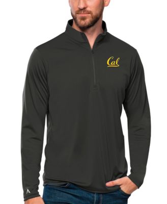 Men's Charcoal Cal Bears Tribute Quarter-Zip Sweatshirt