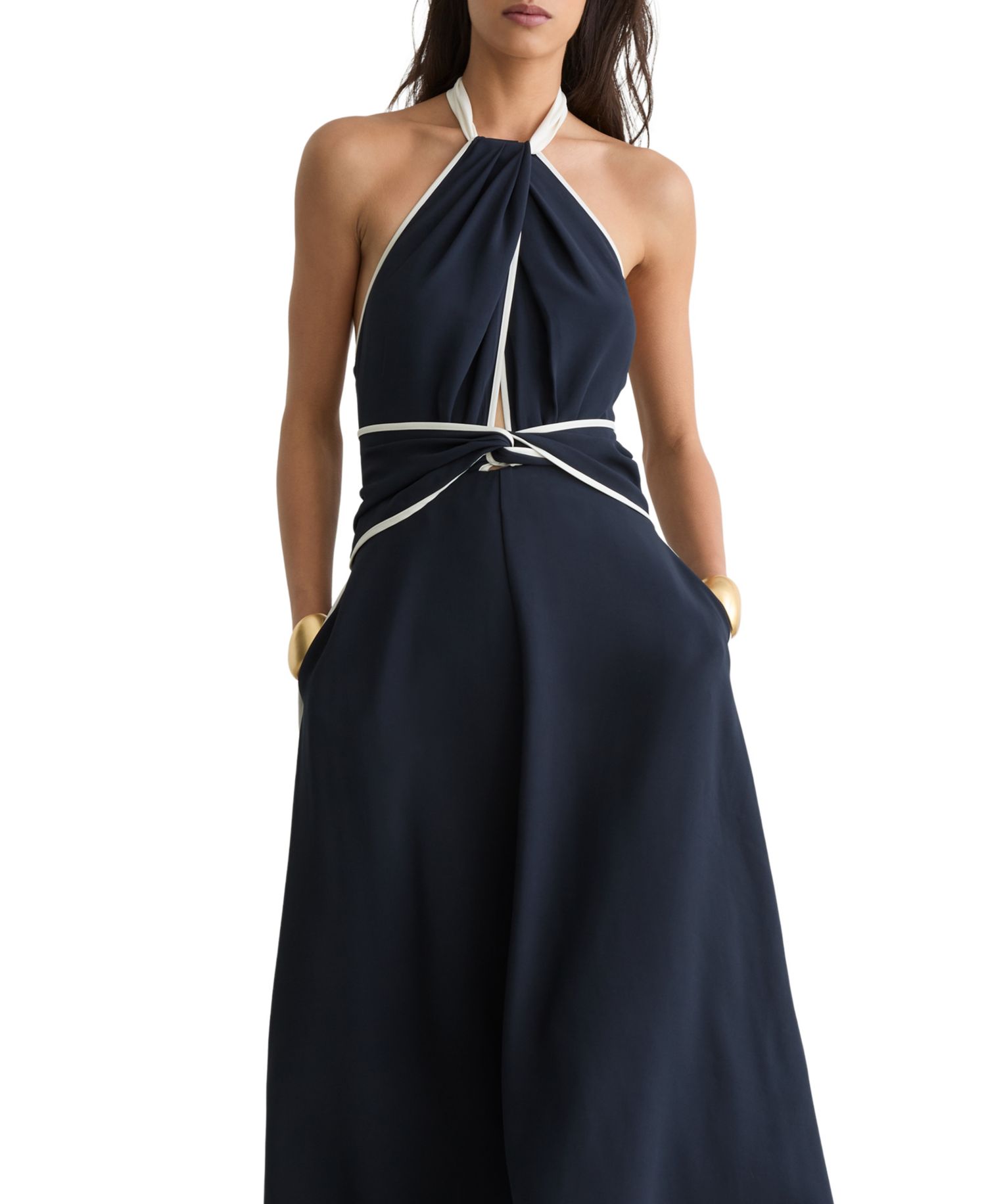 Women's Blair Halterneck A-Line Sleeveless Dress