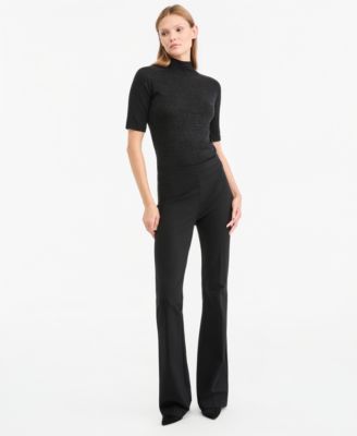 Women's Meghan High-Waisted Flared Pull-On Pants