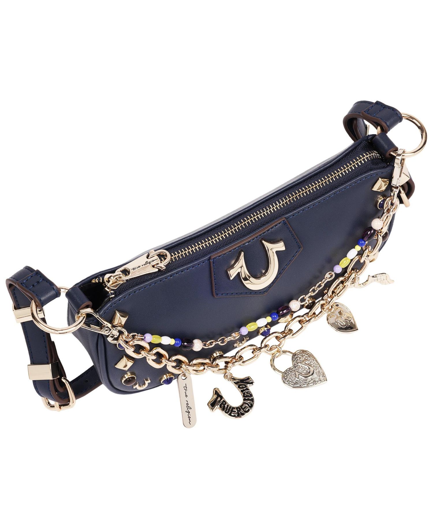 Chain and Studs Shoulder Bag