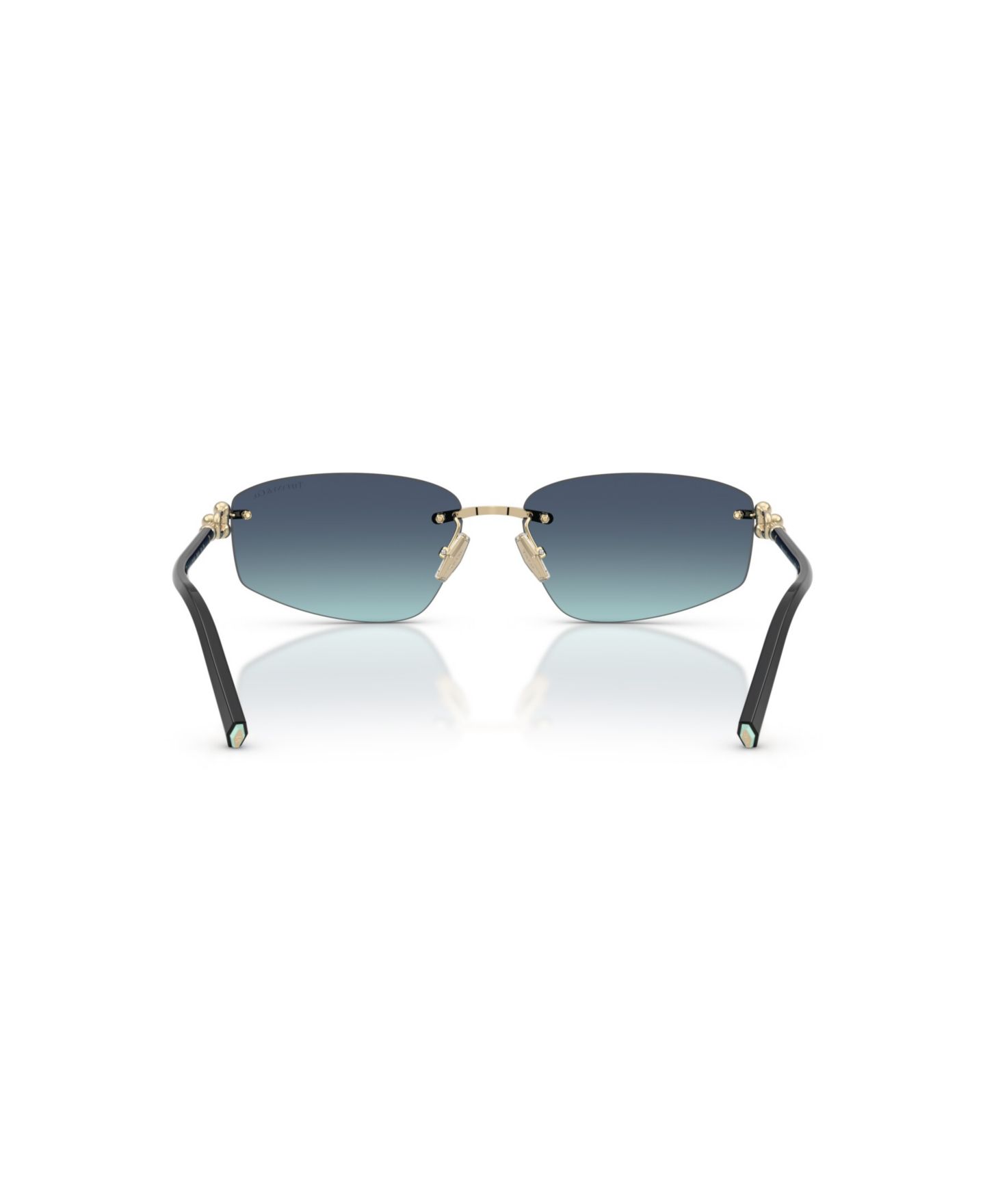 Солнцезащитные очки Tiffany & Co. Unisex Geometric Sunglasses, TF3114, цвет: Синий — фото 4