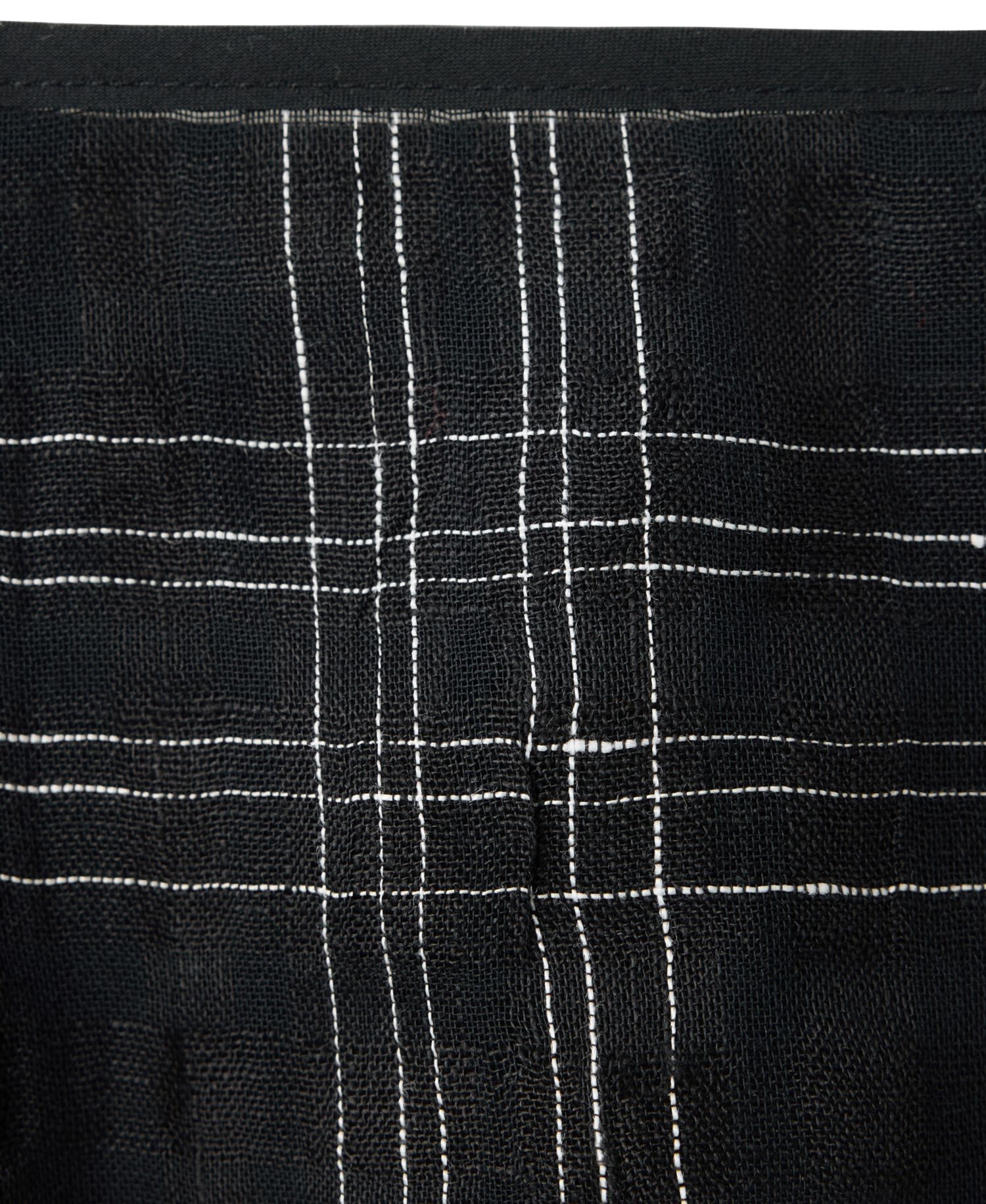 Women's Plaid Linen-Blend High-Rise Skirt