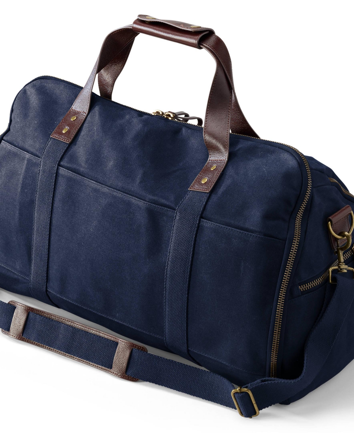 Lands' End Waxed Canvas Convertible Garment Duffle