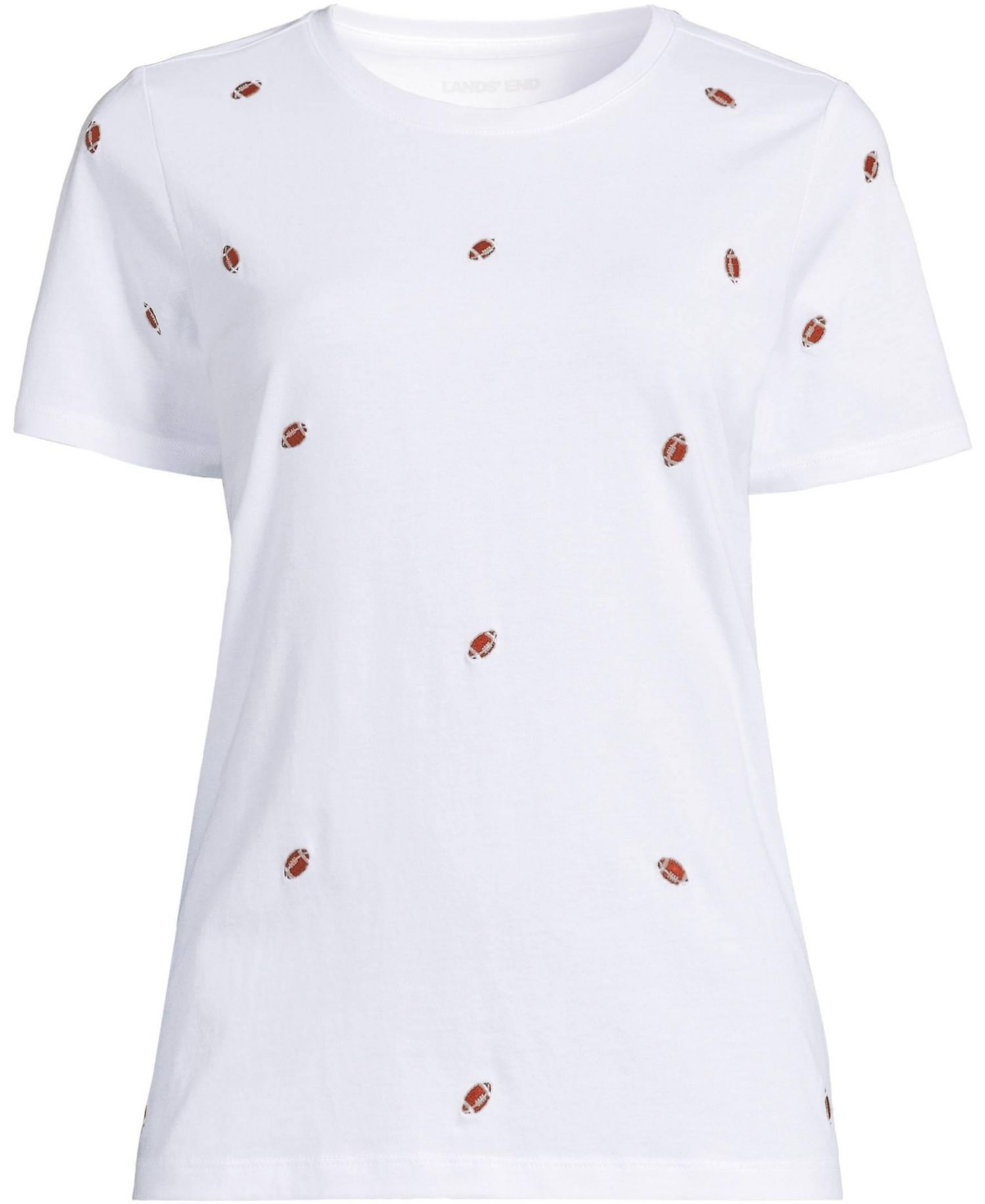 Women's Embroidered Relaxed-Fit T-Shirt