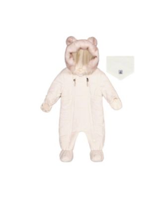 Baby Unisex One Piece Snowsuit for Car Seats