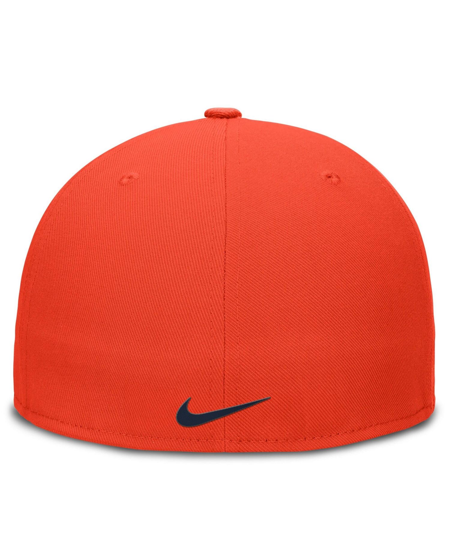 Men's Orange Houston Astros Wordmark Dri-FIT Round Bill True Fitted Hat