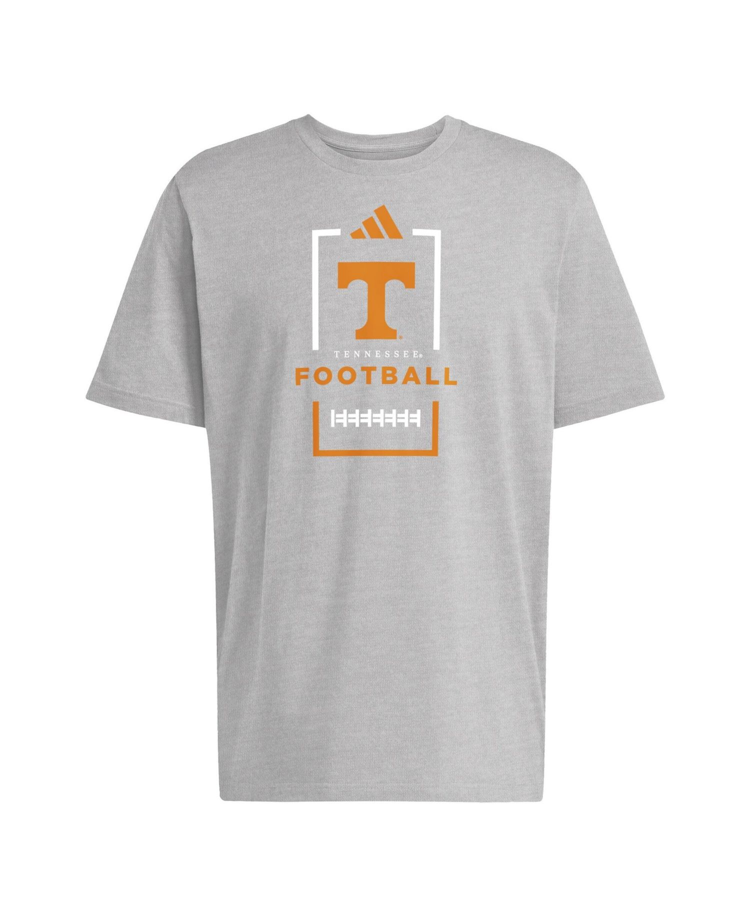 Men's Gray Tennessee Volunteers Football T-Shirt