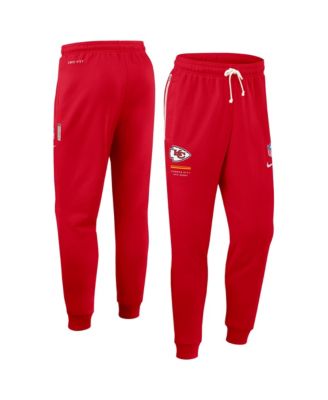 Men's Red Kansas City Chiefs Sideline Standard Issue Touchback Kick Dri-FIT Taper Pants
