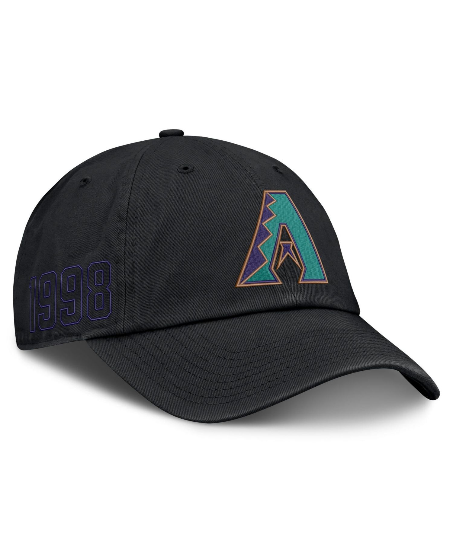 Men's Black Arizona Diamondbacks Cooperstown Club Adjustable Hat