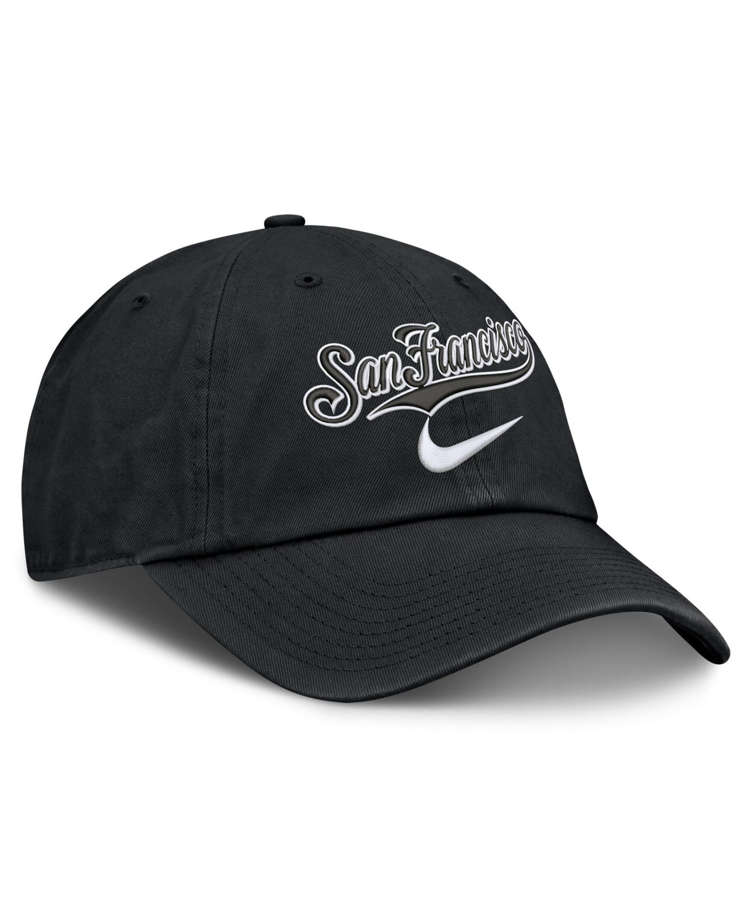 Men's Black San Francisco Giants Primetime Club Adjustable Hat