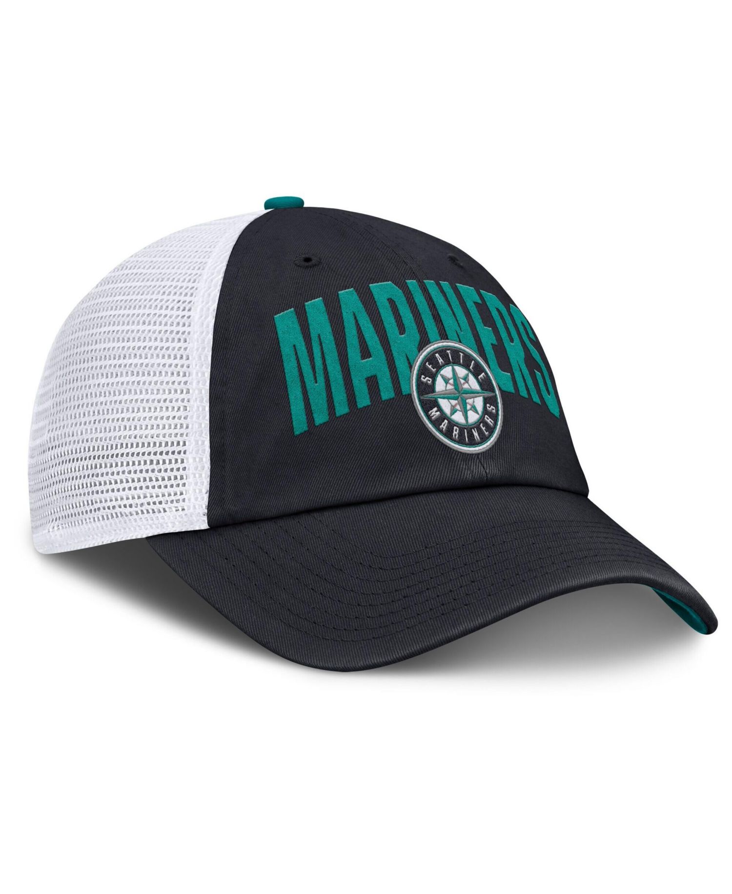 Men's Navy Seattle Mariners Primetime Club Adjustable Trucker Hat